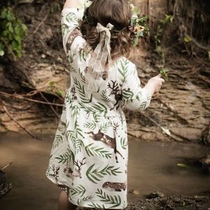 Oh Deer Toddler Holiday Dress 🦌
